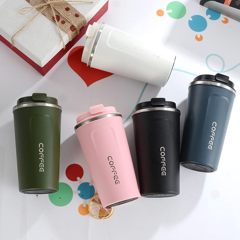 Buy coffee travel mug spill proof with lid thermos cup for keep