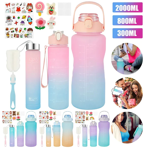 Buy 3pcs sports water bottle at best price in Pakistan